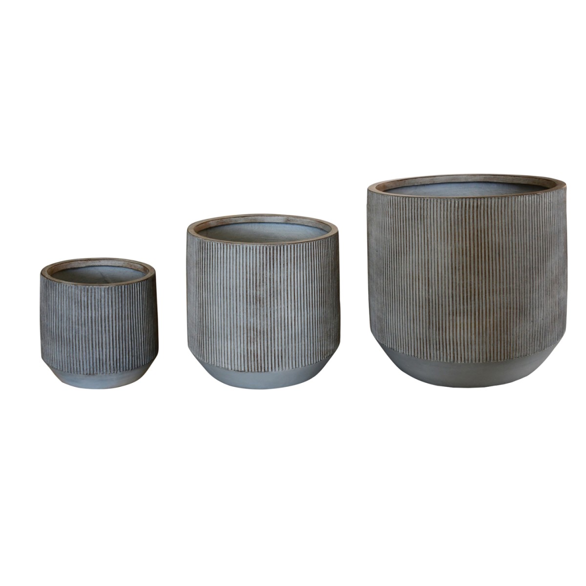 ΣΕΤ 3ΤΜΧ ΓΛΑΣΤΡΕΣ ΣΤΡΟΓΓΥΛΕΣ ΣΕΙΡΑ GARDENER HM4724 FIBERCLAY-ΧΡΩΜΑ CEMENT Φ55x55Υεκ ΣΕΤ 3ΤΜΧ ΓΛΑΣΤΡΕΣ ΣΤΡΟΓΓΥΛΕΣ ΣΕΙΡΑ GARDENER HM4724 FIBERCLAY-ΧΡΩΜΑ CEMENT Φ55x55Υεκ