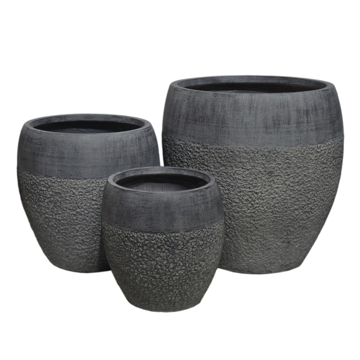 ΣΕΤ 3ΤΜΧ ΓΛΑΣΤΡΕΣ ΣΕΙΡΑ GARDENER HM4725 FIBERCLAY-ΣΕ ΣΚΟΥΡΟ CEMENT ΧΡΩΜΑ Φ55x54Υεκ ΣΕΤ 3ΤΜΧ ΓΛΑΣΤΡΕΣ ΣΕΙΡΑ GARDENER HM4725 FIBERCLAY-ΣΕ ΣΚΟΥΡΟ CEMENT ΧΡΩΜΑ Φ55x54Υεκ