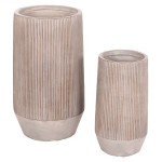 ΣΕΤ 2ΤΜΧ ΓΛΑΣΤΡΕΣ ΚΥΛΙΝΔΡΟΙ ΣΕΙΡΑ GARDENER HM4727 FIBERCLAY-ΧΡΩΜΑ CEMENT Φ35x64Υεκ ΣΕΤ 2ΤΜΧ ΓΛΑΣΤΡΕΣ ΚΥΛΙΝΔΡΟΙ ΣΕΙΡΑ GARDENER HM4727 FIBERCLAY-ΧΡΩΜΑ CEMENT Φ35x64Υεκ