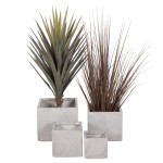 ΣΕΤ 4ΤΜΧ ΓΛΑΣΤΡΕΣ ΤΕΤΡΑΓΩΝΕΣ GARDENER HM4730 FIBERCLAY ΓΚΡΙ CEMENT 37x37x32Υεκ. ΣΕΤ 4ΤΜΧ ΓΛΑΣΤΡΕΣ ΤΕΤΡΑΓΩΝΕΣ GARDENER HM4730 FIBERCLAY ΓΚΡΙ CEMENT 37x37x32Υεκ.