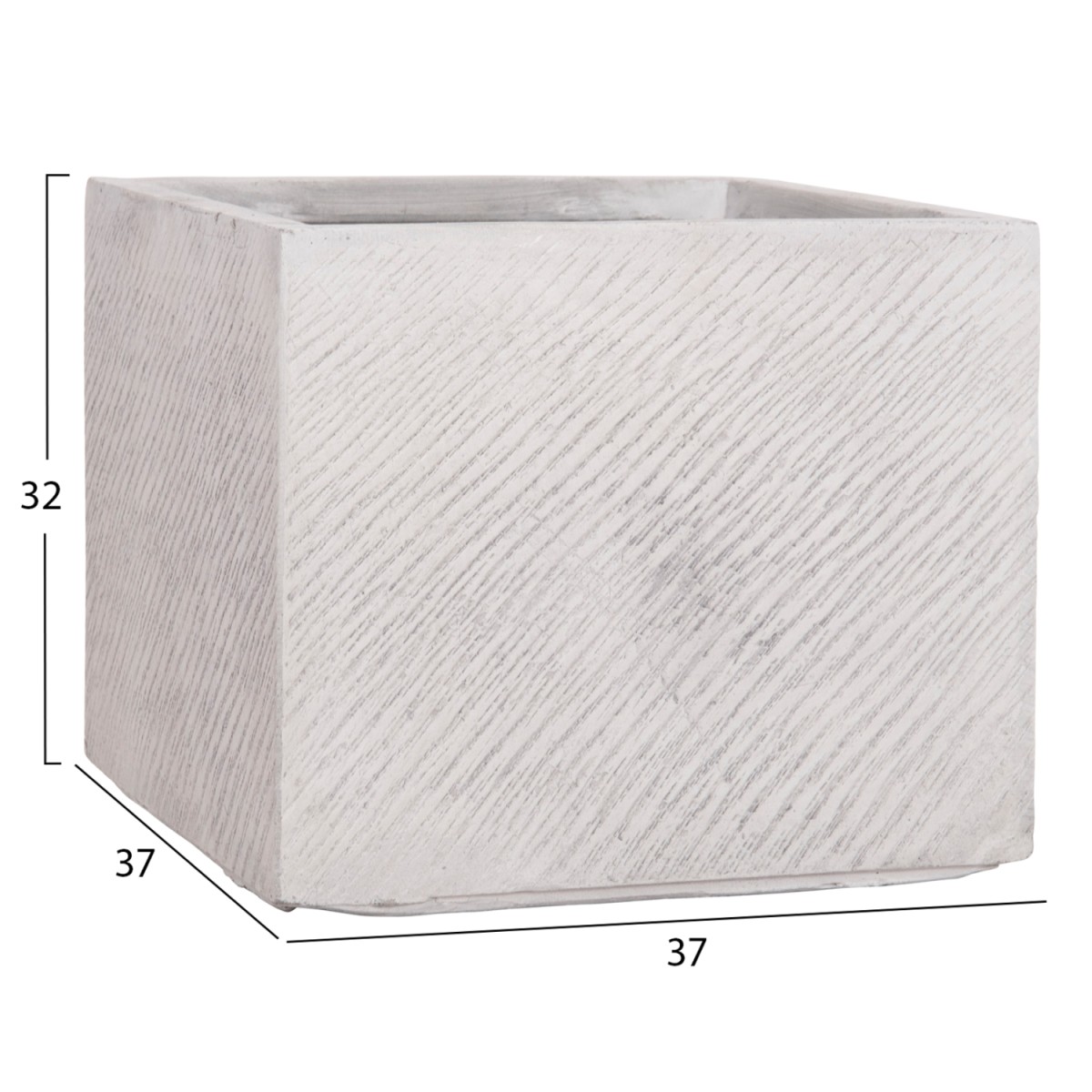 ΣΕΤ 4ΤΜΧ ΓΛΑΣΤΡΕΣ ΤΕΤΡΑΓΩΝΕΣ GARDENER HM4730 FIBERCLAY ΓΚΡΙ CEMENT 37x37x32Υεκ. ΣΕΤ 4ΤΜΧ ΓΛΑΣΤΡΕΣ ΤΕΤΡΑΓΩΝΕΣ GARDENER HM4730 FIBERCLAY ΓΚΡΙ CEMENT 37x37x32Υεκ.