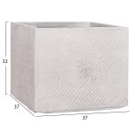 ΣΕΤ 4ΤΜΧ ΓΛΑΣΤΡΕΣ ΤΕΤΡΑΓΩΝΕΣ GARDENER HM4730 FIBERCLAY ΓΚΡΙ CEMENT 37x37x32Υεκ. ΣΕΤ 4ΤΜΧ ΓΛΑΣΤΡΕΣ ΤΕΤΡΑΓΩΝΕΣ GARDENER HM4730 FIBERCLAY ΓΚΡΙ CEMENT 37x37x32Υεκ.