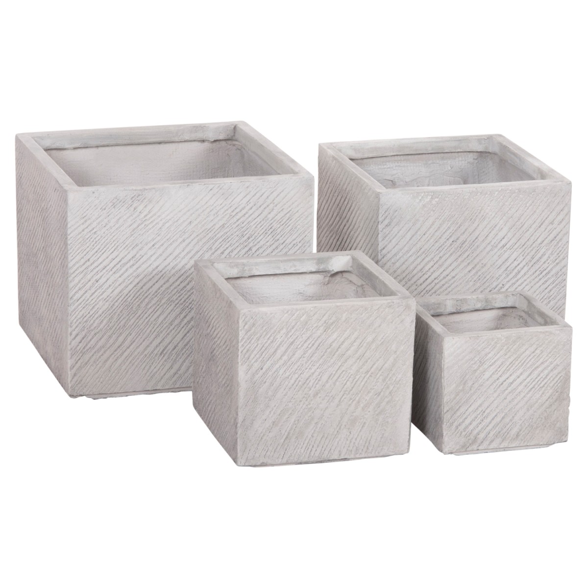 ΣΕΤ 4ΤΜΧ ΓΛΑΣΤΡΕΣ ΤΕΤΡΑΓΩΝΕΣ GARDENER HM4730 FIBERCLAY ΓΚΡΙ CEMENT 37x37x32Υεκ. ΣΕΤ 4ΤΜΧ ΓΛΑΣΤΡΕΣ ΤΕΤΡΑΓΩΝΕΣ GARDENER HM4730 FIBERCLAY ΓΚΡΙ CEMENT 37x37x32Υεκ.