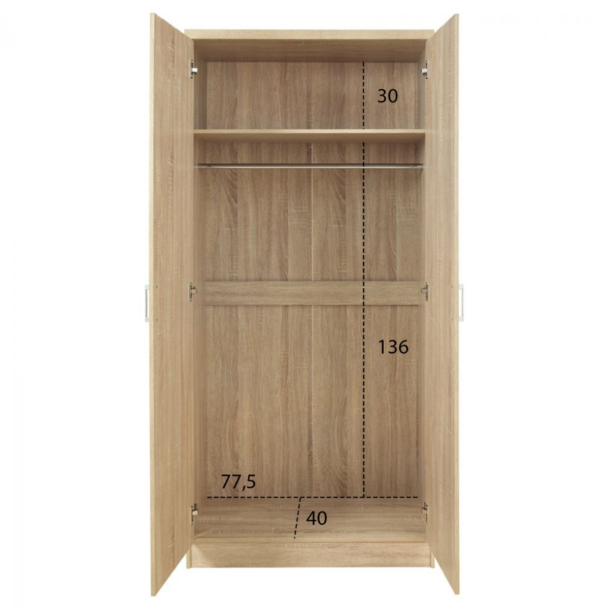 ΝΤΟΥΛΑΠΑ 2ΦΥΛΛΗ JENNA SONAMA HM368.02 80x43x181 ΝΤΟΥΛΑΠΑ 2ΦΥΛΛΗ JENNA SONAMA HM368.02 80x43x181