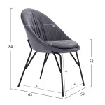ΚΑΡΕΚΛΑ KELSEY ΑΠΟ ΒΕΛΟΥΔΟ ΓΚΡΙ ΜΕ ΜΑΥΡΑ ΠΟΔΙΑ HM8684.11 59x63x84 εκ. ΚΑΡΕΚΛΑ KELSEY ΑΠΟ ΒΕΛΟΥΔΟ ΓΚΡΙ ΜΕ ΜΑΥΡΑ ΠΟΔΙΑ HM8684.11 59x63x84 εκ.