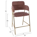 ΣΚΑΜΠΟ ΜΕΣΑΙΟΥ ΥΨΟΥΣ KELSO HM8735.02 ΒΕΛΟΥΔΟ ΣΑΠΙΟ ΜΗΛΟ ΕΠΙΧΡΥΣΟ ΣΚΕΛΕΤΟ 54x58x95Υ εκ. ΣΚΑΜΠΟ ΜΕΣΑΙΟΥ ΥΨΟΥΣ KELSO HM8735.02 ΒΕΛΟΥΔΟ ΣΑΠΙΟ ΜΗΛΟ ΕΠΙΧΡΥΣΟ ΣΚΕΛΕΤΟ 54x58x95Υ εκ.