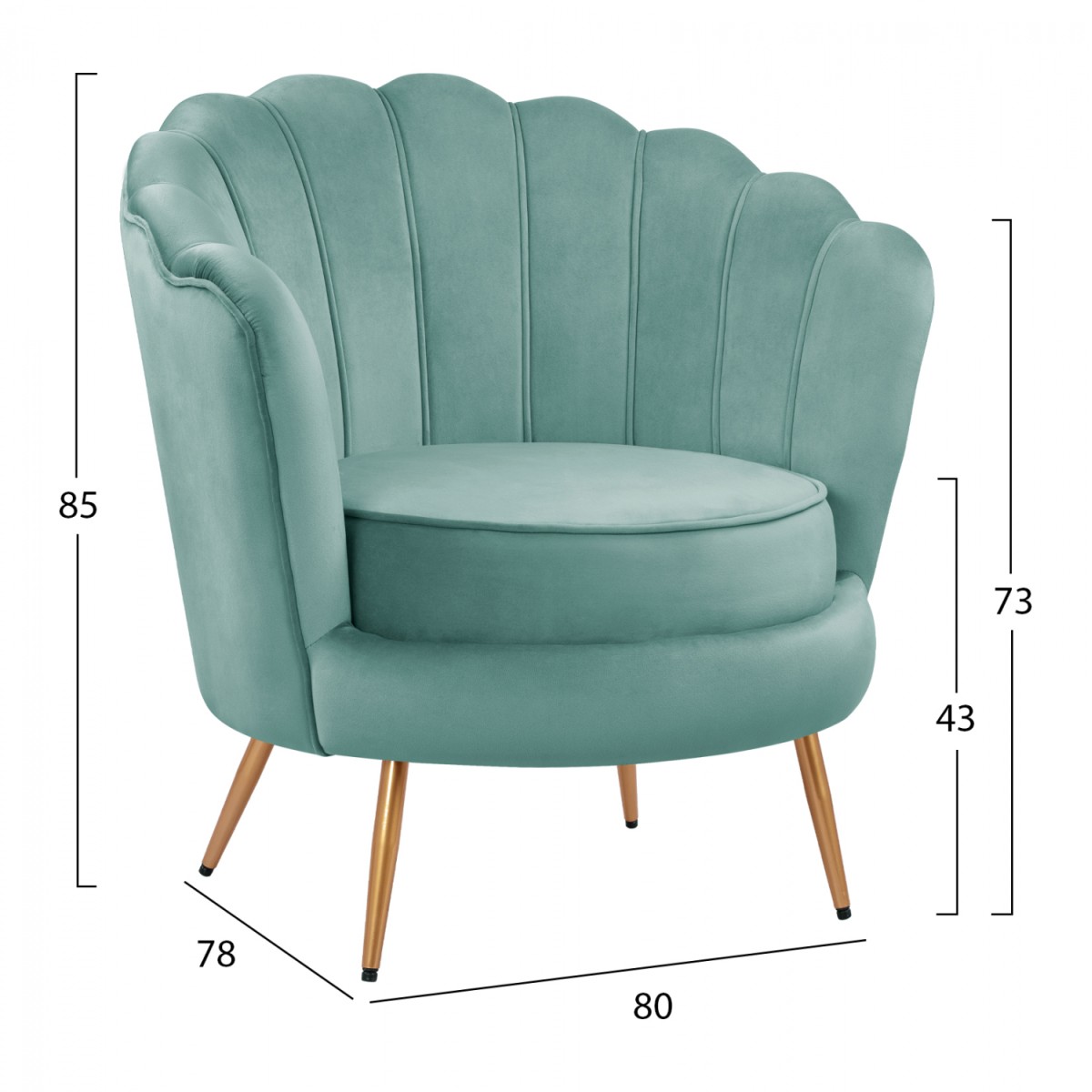 ΠΟΛΥΘΡΟΝΑ COQUILLE ΑΠΟ ΒΕΛΟΥΔΟ ΦΥΣΤΙΚΙ HM8493.07 80x78x85Y εκ. ΠΟΛΥΘΡΟΝΑ COQUILLE ΑΠΟ ΒΕΛΟΥΔΟ ΦΥΣΤΙΚΙ HM8493.07 80x78x85Y εκ.