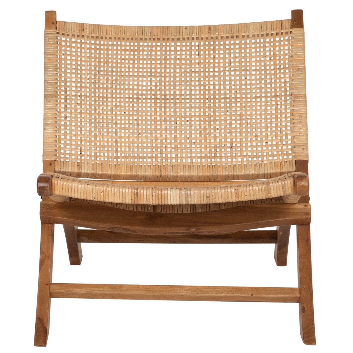 ΚΑΡΕΚΛΑ LOUNGE ΑΝΑΔΙΠΛΟΥΜΕΝΗ ANTIL HM9379.01 ΜΑΣΙΦ ΞΥΛΟ ΤEAK ΦΥΣΙΚΟ 66x77x67Yεκ.