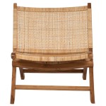 ΚΑΡΕΚΛΑ LOUNGE ΑΝΑΔΙΠΛΟΥΜΕΝΗ ANTIL HM9379.01 ΜΑΣΙΦ ΞΥΛΟ ΤEAK ΦΥΣΙΚΟ 66x77x67Yεκ.