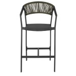 ΣΚΑΜΠΟ ΑΛΟΥΜΙΝΙΟΥ ΑΝΘΡΑΚΙ ΜΕ ΜΠΡΑΤΣΑ- RATTAN- ΧΑΚΙ TEXTLINE 56x58x105Y εκ.HM5892.04 ΣΚΑΜΠΟ ΑΛΟΥΜΙΝΙΟΥ ΑΝΘΡΑΚΙ ΜΕ ΜΠΡΑΤΣΑ- RATTAN- ΧΑΚΙ TEXTLINE 56x58x105Y εκ.HM5892.04