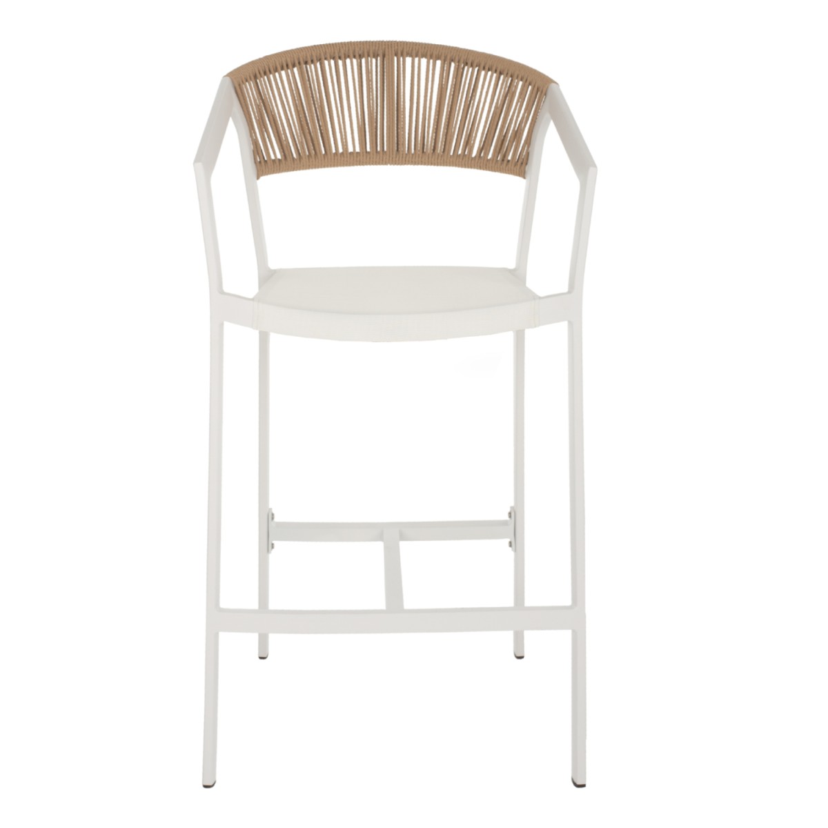 ΣΚΑΜΠΟ ΑΛΟΥΜΙΝΙΟΥ ΛΕΥΚΟ ΜΕ ΜΠΡΑΤΣΑ RATTAN & TEXTLINE 56x58x105Yεκ. HM5892.22 ΣΚΑΜΠΟ ΑΛΟΥΜΙΝΙΟΥ ΛΕΥΚΟ ΜΕ ΜΠΡΑΤΣΑ RATTAN & TEXTLINE 56x58x105Yεκ. HM5892.22