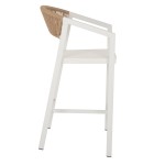 ΣΚΑΜΠΟ ΑΛΟΥΜΙΝΙΟΥ ΛΕΥΚΟ ΜΕ ΜΠΡΑΤΣΑ RATTAN & TEXTLINE 56x58x105Yεκ. HM5892.22 ΣΚΑΜΠΟ ΑΛΟΥΜΙΝΙΟΥ ΛΕΥΚΟ ΜΕ ΜΠΡΑΤΣΑ RATTAN & TEXTLINE 56x58x105Yεκ. HM5892.22