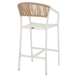 ΣΚΑΜΠΟ ΑΛΟΥΜΙΝΙΟΥ ΛΕΥΚΟ ΜΕ ΜΠΡΑΤΣΑ RATTAN & TEXTLINE 56x58x105Yεκ. HM5892.22 ΣΚΑΜΠΟ ΑΛΟΥΜΙΝΙΟΥ ΛΕΥΚΟ ΜΕ ΜΠΡΑΤΣΑ RATTAN & TEXTLINE 56x58x105Yεκ. HM5892.22
