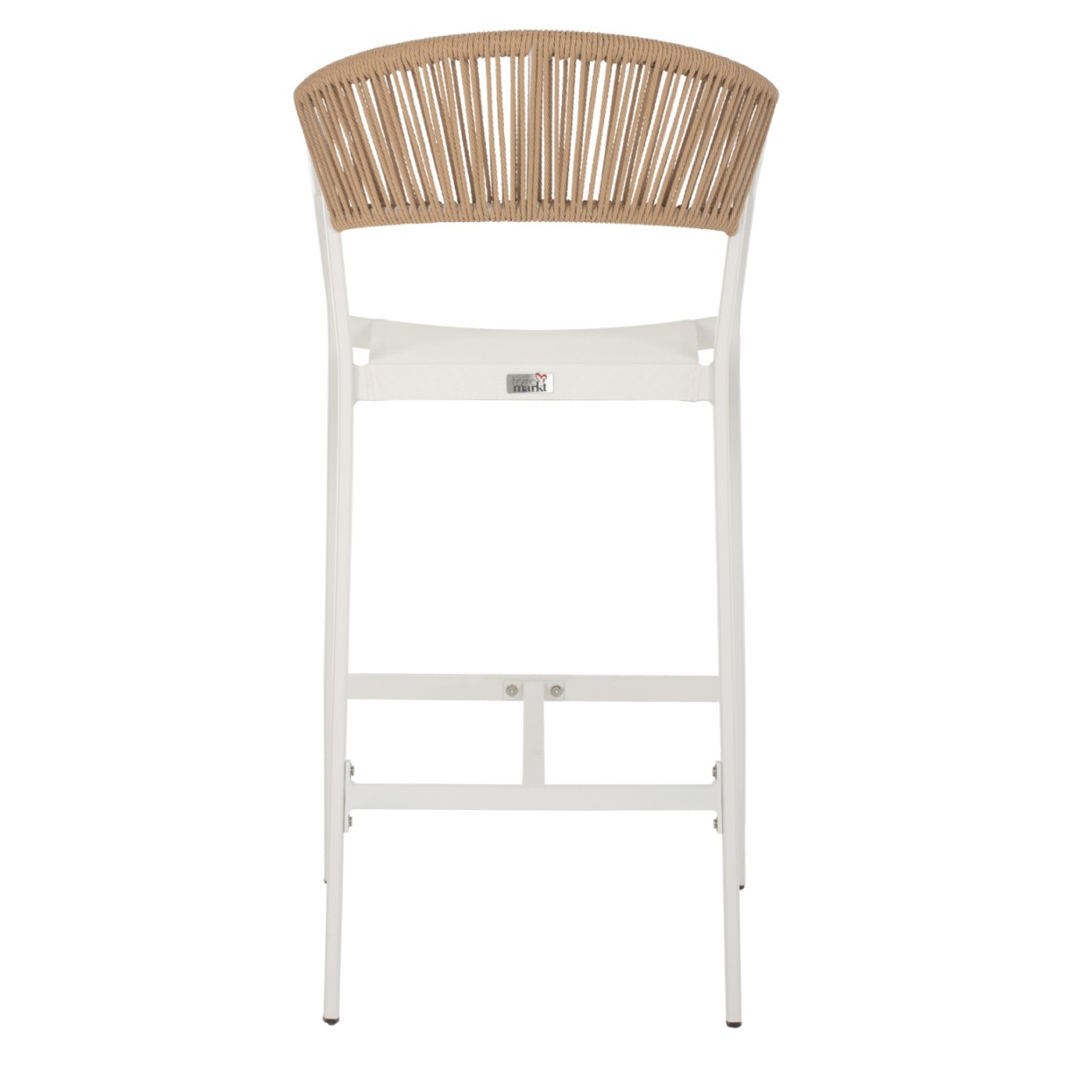 ΣΚΑΜΠΟ ΑΛΟΥΜΙΝΙΟΥ ΛΕΥΚΟ ΜΕ ΜΠΡΑΤΣΑ RATTAN & TEXTLINE 56x58x105Yεκ. HM5892.22 ΣΚΑΜΠΟ ΑΛΟΥΜΙΝΙΟΥ ΛΕΥΚΟ ΜΕ ΜΠΡΑΤΣΑ RATTAN & TEXTLINE 56x58x105Yεκ. HM5892.22