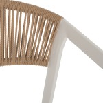 ΣΚΑΜΠΟ ΑΛΟΥΜΙΝΙΟΥ ΛΕΥΚΟ ΜΕ ΜΠΡΑΤΣΑ RATTAN & TEXTLINE 56x58x105Yεκ. HM5892.22 ΣΚΑΜΠΟ ΑΛΟΥΜΙΝΙΟΥ ΛΕΥΚΟ ΜΕ ΜΠΡΑΤΣΑ RATTAN & TEXTLINE 56x58x105Yεκ. HM5892.22