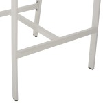 ΣΚΑΜΠΟ ΑΛΟΥΜΙΝΙΟΥ ΛΕΥΚΟ ΜΕ ΜΠΡΑΤΣΑ RATTAN & TEXTLINE 56x58x105Yεκ. HM5892.22 ΣΚΑΜΠΟ ΑΛΟΥΜΙΝΙΟΥ ΛΕΥΚΟ ΜΕ ΜΠΡΑΤΣΑ RATTAN & TEXTLINE 56x58x105Yεκ. HM5892.22