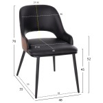 ΚΑΡΕΚΛΑ DELF HM9617.03 PU ΜΑΥΡΟ-ΜΑΥΡΑ ΜΕΤΑΛ. ΠΟΔΙΑ-ΞΥΛΙΝΗ ΠΛΑΤΗ ΚΑΡΥΔΙ 48x55x76Υεκ. ΚΑΡΕΚΛΑ DELF HM9617.03 PU ΜΑΥΡΟ-ΜΑΥΡΑ ΜΕΤΑΛ. ΠΟΔΙΑ-ΞΥΛΙΝΗ ΠΛΑΤΗ ΚΑΡΥΔΙ 48x55x76Υεκ.