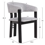 ΚΑΡΕΚΛΑ ZARRA HM9970.02 RUBBERWOOD ΣΕ ΜΑΥΡΟ-ΑΝΟΙΧΤΟ ΓΚΡΙ ΥΦΑΣΜΑ 55,5x59x81,5Υεκ ΚΑΡΕΚΛΑ ZARRA HM9970.02 RUBBERWOOD ΣΕ ΜΑΥΡΟ-ΑΝΟΙΧΤΟ ΓΚΡΙ ΥΦΑΣΜΑ 55,5x59x81,5Υεκ