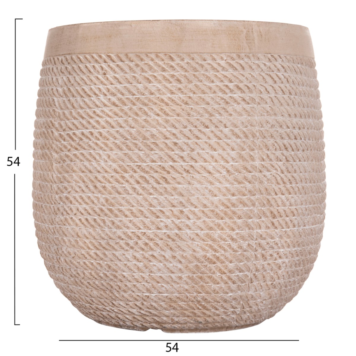 ΣΕΤ 4ΤΜΧ ΓΛΑΣΤΡΕΣ ΣΤΡΟΓΓΥΛΕΣ GARDENER HM4722 FIBERCLAY--IVORY CEMENT Φ54x54Υεκ ΣΕΤ 4ΤΜΧ ΓΛΑΣΤΡΕΣ ΣΤΡΟΓΓΥΛΕΣ GARDENER HM4722 FIBERCLAY--IVORY CEMENT Φ54x54Υεκ