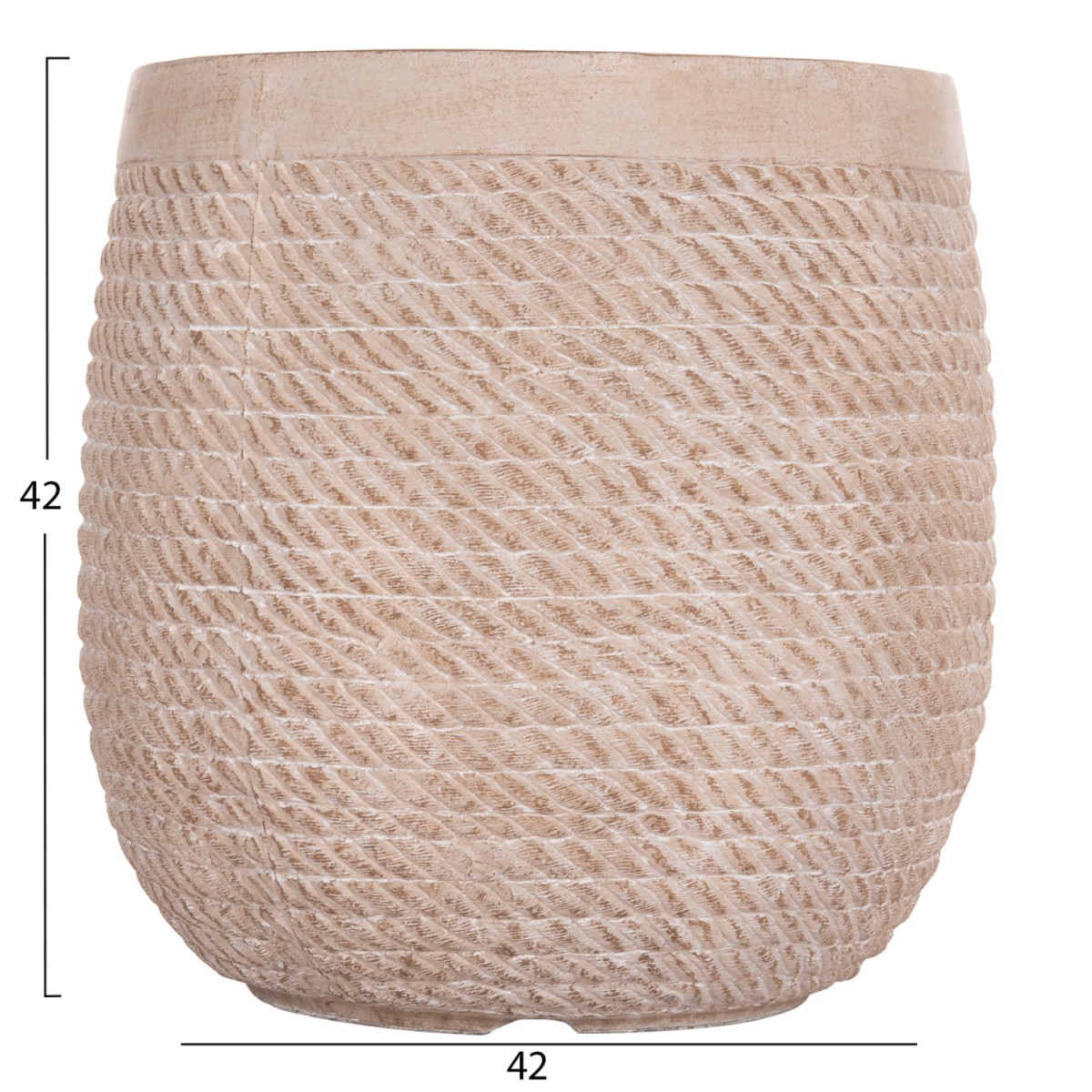 ΣΕΤ 4ΤΜΧ ΓΛΑΣΤΡΕΣ ΣΤΡΟΓΓΥΛΕΣ GARDENER HM4722 FIBERCLAY--IVORY CEMENT Φ54x54Υεκ ΣΕΤ 4ΤΜΧ ΓΛΑΣΤΡΕΣ ΣΤΡΟΓΓΥΛΕΣ GARDENER HM4722 FIBERCLAY--IVORY CEMENT Φ54x54Υεκ
