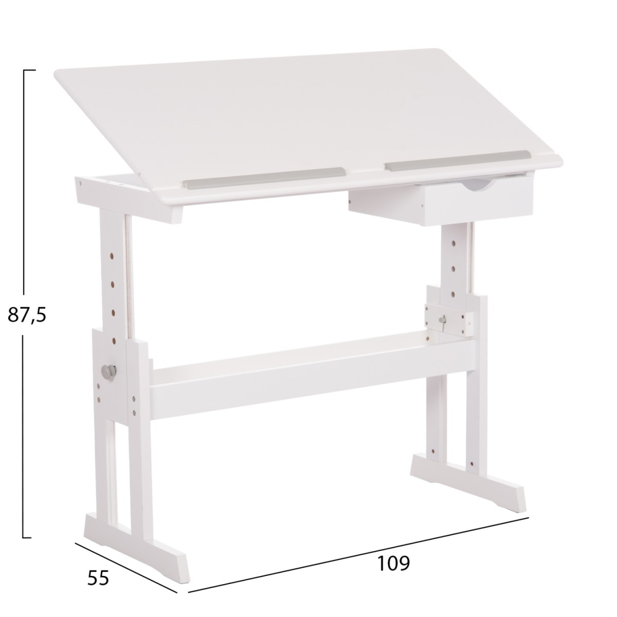 ΓΡΑΦΕΙΟ/ΣΧΕΔΙΑΣΤΗΡΙΟ ASCENT HM18289 MDF ΣΕ ΛΕΥΚΟ 109x55x87,5Υεκ ΓΡΑΦΕΙΟ/ΣΧΕΔΙΑΣΤΗΡΙΟ ASCENT HM18289 MDF ΣΕ ΛΕΥΚΟ 109x55x87,5Υεκ