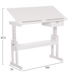 ΓΡΑΦΕΙΟ/ΣΧΕΔΙΑΣΤΗΡΙΟ ASCENT HM18289 MDF ΣΕ ΛΕΥΚΟ 109x55x87,5Υεκ ΓΡΑΦΕΙΟ/ΣΧΕΔΙΑΣΤΗΡΙΟ ASCENT HM18289 MDF ΣΕ ΛΕΥΚΟ 109x55x87,5Υεκ