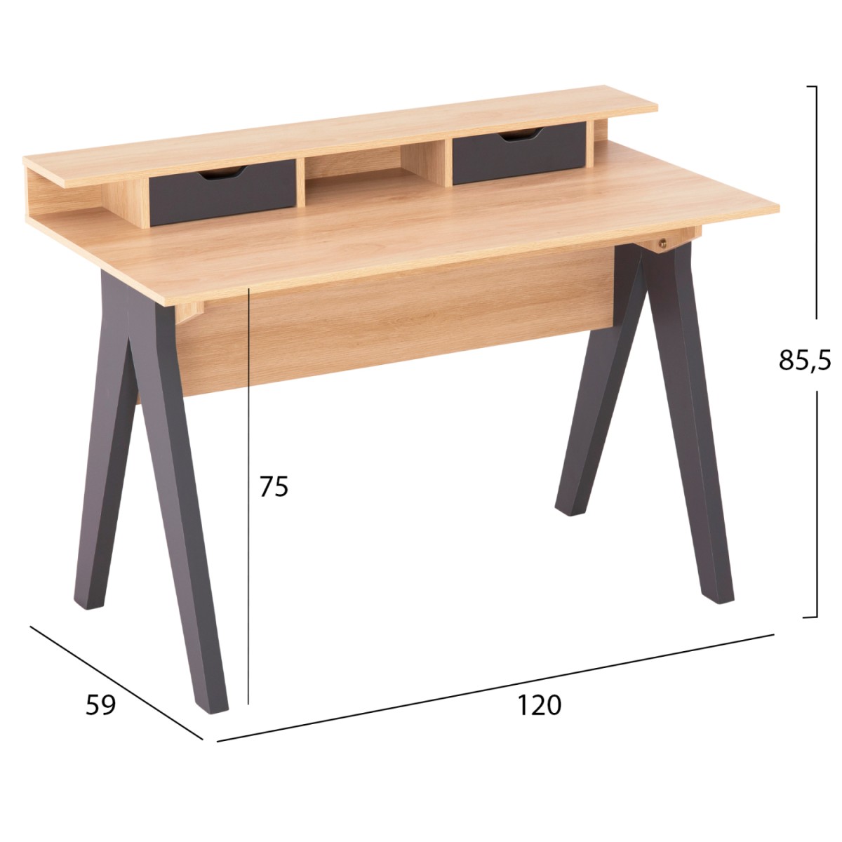 ΓΡΑΦΕΙΟ REXIN HM18290 ΜΕΛΑΜΙΝΗ ΣΕ SONAMA-ΓΚΡΙ 120x19-59x75-85,5ΥΥεκ. ΓΡΑΦΕΙΟ REXIN HM18290 ΜΕΛΑΜΙΝΗ ΣΕ SONAMA-ΓΚΡΙ 120x19-59x75-85,5ΥΥεκ.