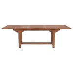 TΡΑΠΕΖΙ ΤΡΑΠΕΖΑΡΙΑΣ ΑΝΟΙΓΟΜΕΝΟ CRANDER HM6376 ΞΥΛΟ TEAK ΣΕ ΦΥΣΙΚΟ 180-240x100x76Υεκ