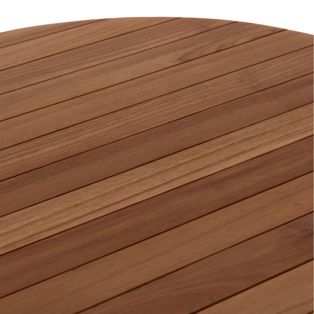 TΡΑΠΕΖΙ ΤΡΑΠΕΖΑΡΙΑΣ ΣΤΡΟΓΓΥΛΟ DANTE HM6379 ΞΥΛΟ TEAK Φ80x75Υεκ.