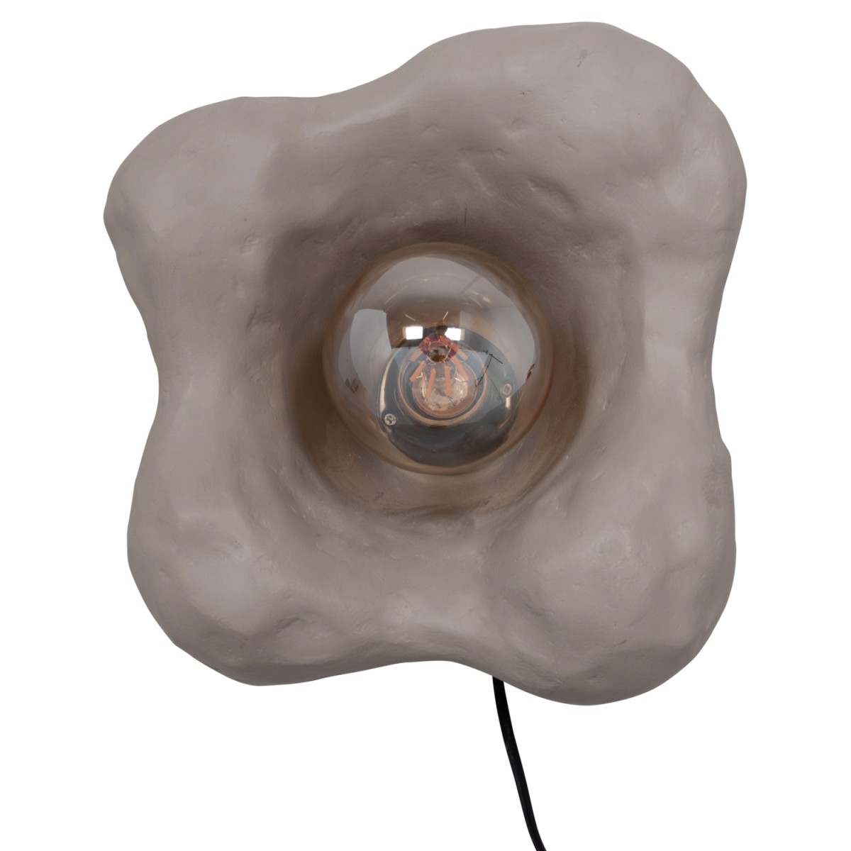 ΕΠΙΤΟΙΧΙΟ ΦΩΤΙΣΤΙΚΟ LUXON HM4701.03M FIBER CEMENT ΣΕ ΓΚΡΙ 28x15x28Υεκ.