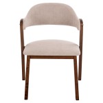 ΚΑΡΕΚΛΑ RIDER HM9734.02 RUBBERWOOD ΣΕ ΚΑΡΥΔΙ-ΥΦΑΣΜΑ ΕΚΡΟΥ 59x59x83Yεκ.