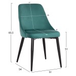 ΚΑΡΕΚΛΑ SERENITY HM8527.13 ΒΕΛΟΥΔΟ ΧΡΩΜΑ ΜΕΝΤΑ- ΜΑΥΡΑ ΜΕΤΑΛΛΙΚΑ ΠΟΔΙΑ 51x54x83,5Υεκ. ΚΑΡΕΚΛΑ SERENITY HM8527.13 ΒΕΛΟΥΔΟ ΧΡΩΜΑ ΜΕΝΤΑ- ΜΑΥΡΑ ΜΕΤΑΛΛΙΚΑ ΠΟΔΙΑ 51x54x83,5Υεκ.