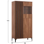 ΒΙΤΡΙΝΑ ΣΕΙΡΑ HARRY HM18011.01 ΜΕΛΑΜΙΝΗ ΦΥΣΙΚΟ ΞΥΛΟΥ-ΜΑΥΡΟ 90x40x185Υεκ. ΒΙΤΡΙΝΑ ΣΕΙΡΑ HARRY HM18011.01 ΜΕΛΑΜΙΝΗ ΦΥΣΙΚΟ ΞΥΛΟΥ-ΜΑΥΡΟ 90x40x185Υεκ.