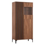 ΒΙΤΡΙΝΑ ΣΕΙΡΑ HARRY HM18011.01 ΜΕΛΑΜΙΝΗ ΦΥΣΙΚΟ ΞΥΛΟΥ-ΜΑΥΡΟ 90x40x185Υεκ. ΒΙΤΡΙΝΑ ΣΕΙΡΑ HARRY HM18011.01 ΜΕΛΑΜΙΝΗ ΦΥΣΙΚΟ ΞΥΛΟΥ-ΜΑΥΡΟ 90x40x185Υεκ.