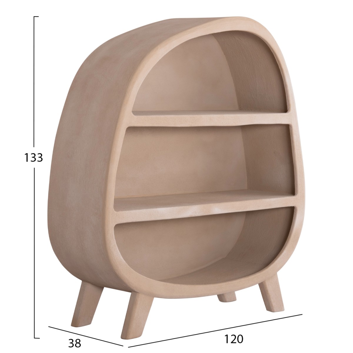 ΡΑΦΙΕΡΑ ΣΕΙΡΑ SANTORINI HM18060.02 MDF ΣΕ ΚΑΦΕ ΧΡΩΜΑ 120x38x133Υεκ. ΡΑΦΙΕΡΑ ΣΕΙΡΑ SANTORINI HM18060.02 MDF ΣΕ ΚΑΦΕ ΧΡΩΜΑ 120x38x133Υεκ.