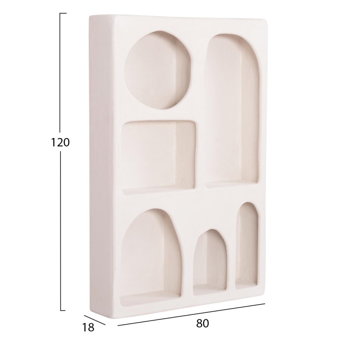 ΡΑΦΙΕΡΑ-ΚΟΜΜΟ ΣΕΙΡΑ SANTORINI HM18059 MDF ΣΕ ΥΠΟΛΕΥΚΟ 80x18x120Υεκ. ΡΑΦΙΕΡΑ-ΚΟΜΜΟ ΣΕΙΡΑ SANTORINI HM18059 MDF ΣΕ ΥΠΟΛΕΥΚΟ 80x18x120Υεκ.