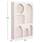 ΡΑΦΙΕΡΑ-ΚΟΜΜΟ ΣΕΙΡΑ SANTORINI HM18059 MDF ΣΕ ΥΠΟΛΕΥΚΟ 80x18x120Υεκ. ΡΑΦΙΕΡΑ-ΚΟΜΜΟ ΣΕΙΡΑ SANTORINI HM18059 MDF ΣΕ ΥΠΟΛΕΥΚΟ 80x18x120Υεκ.