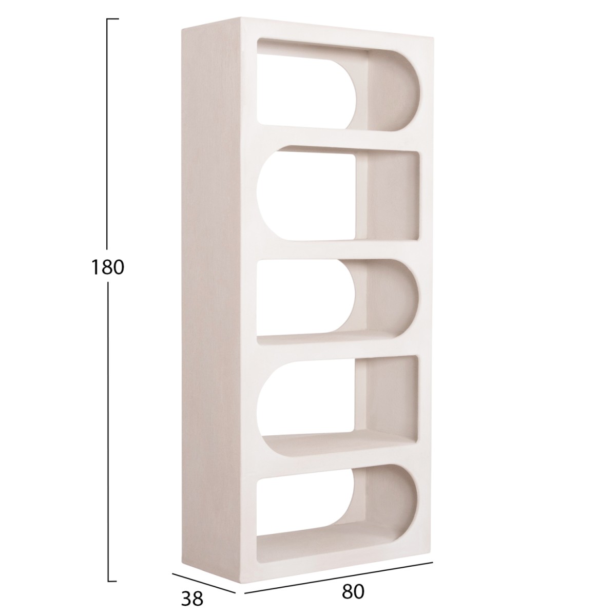 ΒΙΒΛΙΟΘΗΚΗ ΣΕΙΡΑ SANTORINI HM18062 MDF ΣΕ ΥΠΟΛΕΥΚΟ ΧΡΩΜΑ 80x38x180Yεκ. ΒΙΒΛΙΟΘΗΚΗ ΣΕΙΡΑ SANTORINI HM18062 MDF ΣΕ ΥΠΟΛΕΥΚΟ ΧΡΩΜΑ 80x38x180Yεκ.