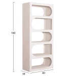 ΒΙΒΛΙΟΘΗΚΗ ΣΕΙΡΑ SANTORINI HM18062 MDF ΣΕ ΥΠΟΛΕΥΚΟ ΧΡΩΜΑ 80x38x180Yεκ. ΒΙΒΛΙΟΘΗΚΗ ΣΕΙΡΑ SANTORINI HM18062 MDF ΣΕ ΥΠΟΛΕΥΚΟ ΧΡΩΜΑ 80x38x180Yεκ.