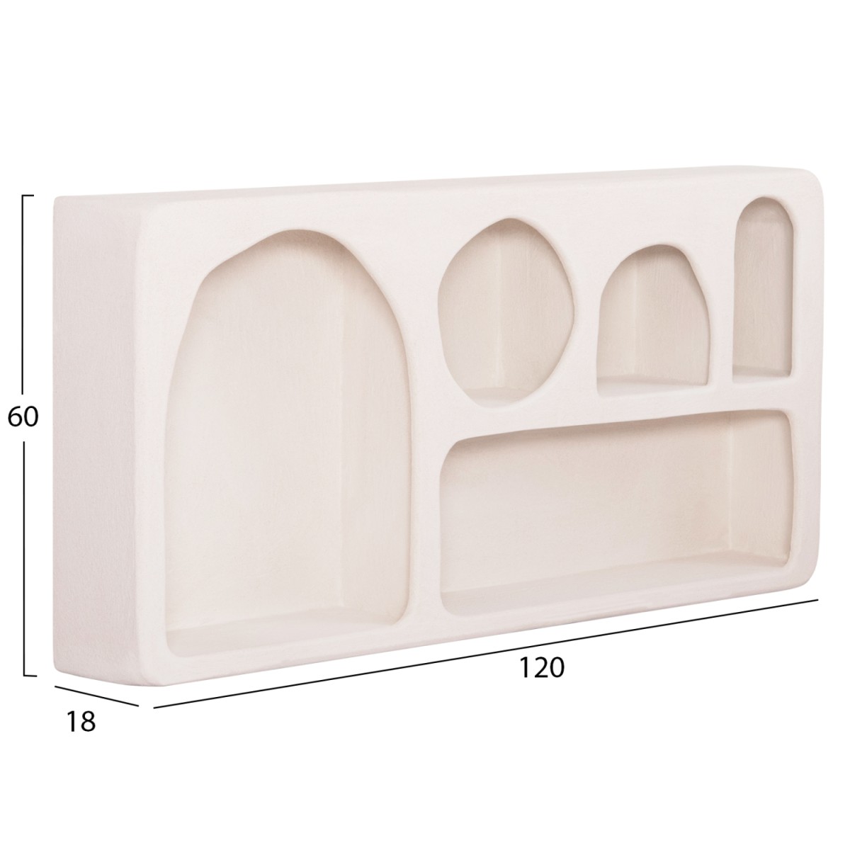 ΡΑΦΙ ΤΟΙΧΟΥ ΣΕΙΡΑ SANTORINI HM18063.01 MDF ΣΕ ΥΠΟΛΕΥΚΟ 120x18x60Υεκ. ΡΑΦΙ ΤΟΙΧΟΥ ΣΕΙΡΑ SANTORINI HM18063.01 MDF ΣΕ ΥΠΟΛΕΥΚΟ 120x18x60Υεκ.