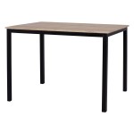 ΤΡΑΠΕΖΙ ΤΡΑΠΕΖΑΡΙΑΣ PANYA HM8332, 110X70Χ76 SONOMA, ΜΑΥΡΑ ΠΟΔΙΑ ΤΡΑΠΕΖΙ ΤΡΑΠΕΖΑΡΙΑΣ PANYA HM8332, 110X70Χ76 SONOMA, ΜΑΥΡΑ ΠΟΔΙΑ