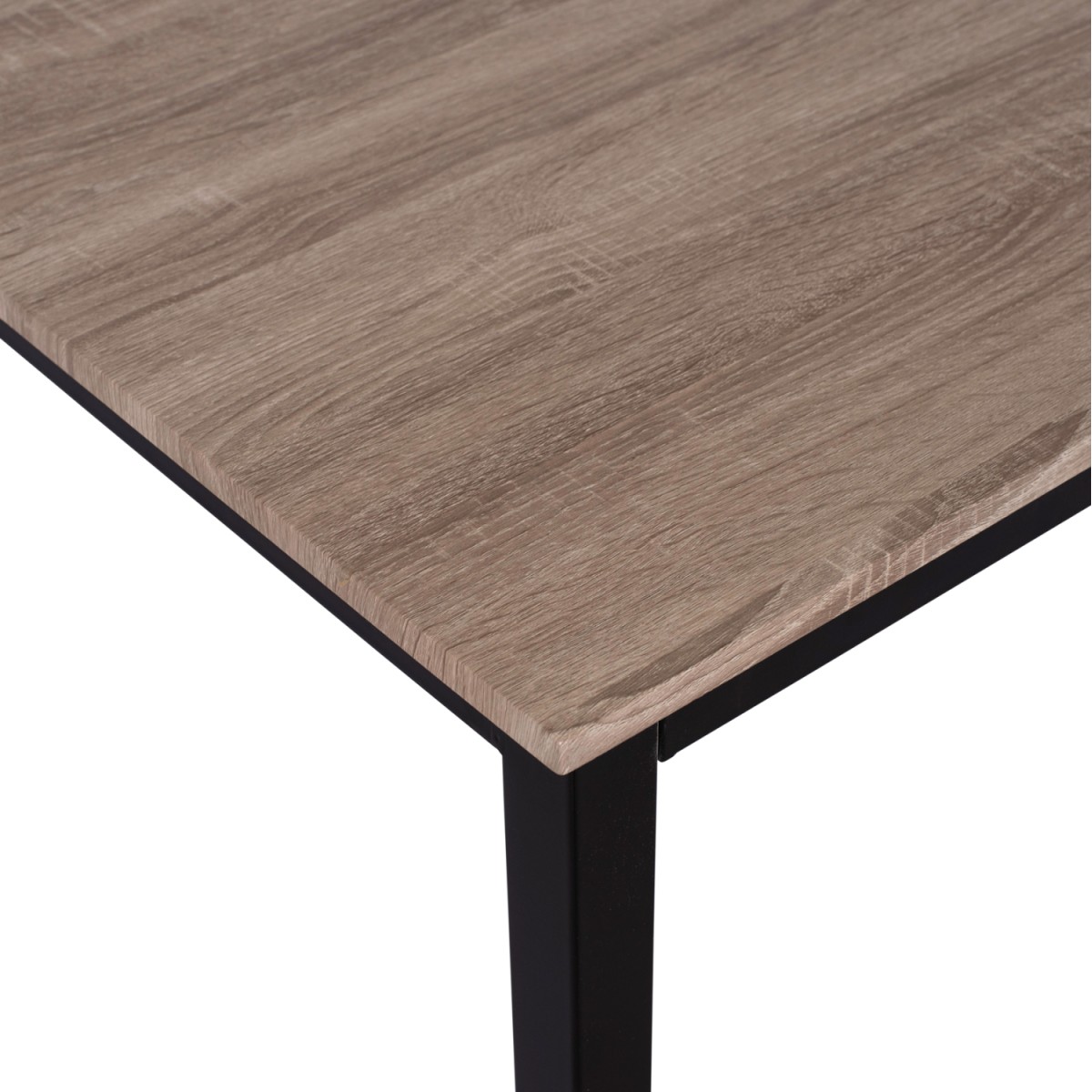 ΤΡΑΠΕΖΙ ΤΡΑΠΕΖΑΡΙΑΣ PANYA HM8332, 110X70Χ76 SONOMA, ΜΑΥΡΑ ΠΟΔΙΑ ΤΡΑΠΕΖΙ ΤΡΑΠΕΖΑΡΙΑΣ PANYA HM8332, 110X70Χ76 SONOMA, ΜΑΥΡΑ ΠΟΔΙΑ
