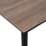 ΤΡΑΠΕΖΙ ΤΡΑΠΕΖΑΡΙΑΣ PANYA HM8332, 110X70Χ76 SONOMA, ΜΑΥΡΑ ΠΟΔΙΑ ΤΡΑΠΕΖΙ ΤΡΑΠΕΖΑΡΙΑΣ PANYA HM8332, 110X70Χ76 SONOMA, ΜΑΥΡΑ ΠΟΔΙΑ