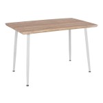 ΤΡΑΠΕΖΙ ΤΡΑΠΕΖΑΡΙΑΣ PALOMA HM8334.02, 120X70X76,5- SONOMA, ΛΕΥΚΑ ΠΟΔΙΑ ΤΡΑΠΕΖΙ ΤΡΑΠΕΖΑΡΙΑΣ PALOMA HM8334.02, 120X70X76,5- SONOMA, ΛΕΥΚΑ ΠΟΔΙΑ