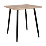 ΤΡΑΠΕΖΙ ΤΡΑΠΕΖΑΡΙΑΣ PALOMA HM8335.01, 70Χ70X76.5, SONOMA, ΜΑΥΡΑ ΠΟΔΙΑ ΤΡΑΠΕΖΙ ΤΡΑΠΕΖΑΡΙΑΣ PALOMA HM8335.01, 70Χ70X76.5, SONOMA, ΜΑΥΡΑ ΠΟΔΙΑ