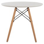 ΤΡΑΠΕΖΙ MINIMAL KID HM8451.01 ΣΤΡΟΓΓYΛΟ Φ60X51Υ ΛΕΥΚΟ ΤΡΑΠΕΖΙ MINIMAL KID HM8451.01 ΣΤΡΟΓΓYΛΟ Φ60X51Υ ΛΕΥΚΟ