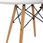 ΤΡΑΠΕΖΙ MINIMAL KID HM8451.01 ΣΤΡΟΓΓYΛΟ Φ60X51Υ ΛΕΥΚΟ ΤΡΑΠΕΖΙ MINIMAL KID HM8451.01 ΣΤΡΟΓΓYΛΟ Φ60X51Υ ΛΕΥΚΟ