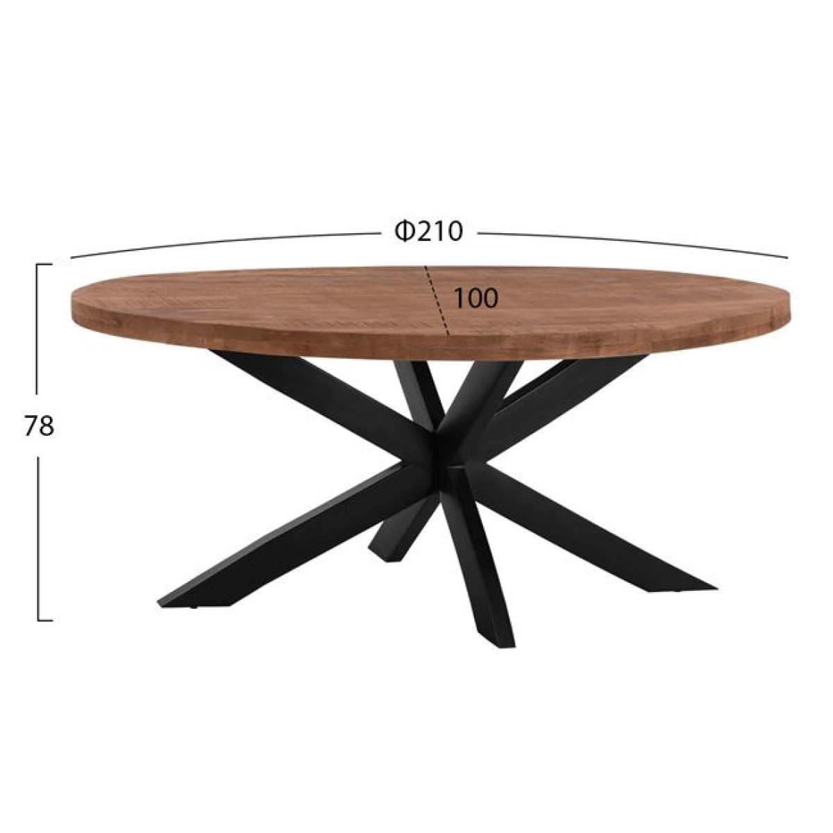 ΤΡΑΠΕΖΙ OVAL 6εκ.ΠΑΧΟΣ ΑΠΟ ΜΑΣΙΦ ΞΥΛΟ MANGO 210Χ100Χ78Υεκ. HM8483 ΤΡΑΠΕΖΙ OVAL 6εκ.ΠΑΧΟΣ ΑΠΟ ΜΑΣΙΦ ΞΥΛΟ MANGO 210Χ100Χ78Υεκ. HM8483