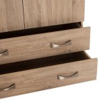 ΝΤΟΥΛΑΠΑ 3ΦΥΛΛΗ CARLY HM384.02 ΜΕ ΔΥΟ ΣΥΡΤΑΡΙΑ SONAMA 150X55Χ180Υεκ. ΝΤΟΥΛΑΠΑ 3ΦΥΛΛΗ CARLY HM384.02 ΜΕ ΔΥΟ ΣΥΡΤΑΡΙΑ SONAMA 150X55Χ180Υεκ.