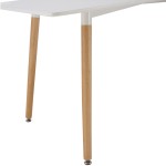 ΤΡΑΠΕΖΙ HM8697.01 MINIMAL, ΛΕΥΚΟ MDF, ΞΥΛΙΝΑ ΠΟΔΙΑ ΟΞΙΑ,160Χ90X74,5Υ εκ ΤΡΑΠΕΖΙ HM8697.01 MINIMAL, ΛΕΥΚΟ MDF, ΞΥΛΙΝΑ ΠΟΔΙΑ ΟΞΙΑ,160Χ90X74,5Υ εκ